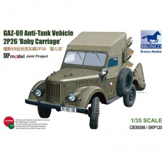 GAZ-69 Anti-Tank Vehicle 2P26 Baby Carri - 1:35e - Bronco Models