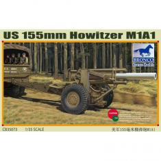 Militärmodell: US M1A1 155mm Haubitze (WWII) 