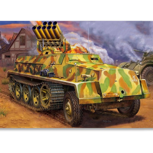 Véhicule Panzerwerfer 42 (Zehnling) ausf sWS : 15 cm - Bronco-BRM35070
