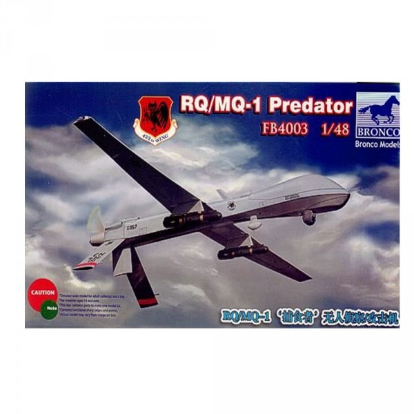 Maquette Avion : RQ/MQ-1 Predator FB4003 - Bronco-BRM4003