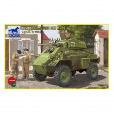 Maquette automitrailleuse Britannique : Humber armored car MK IV