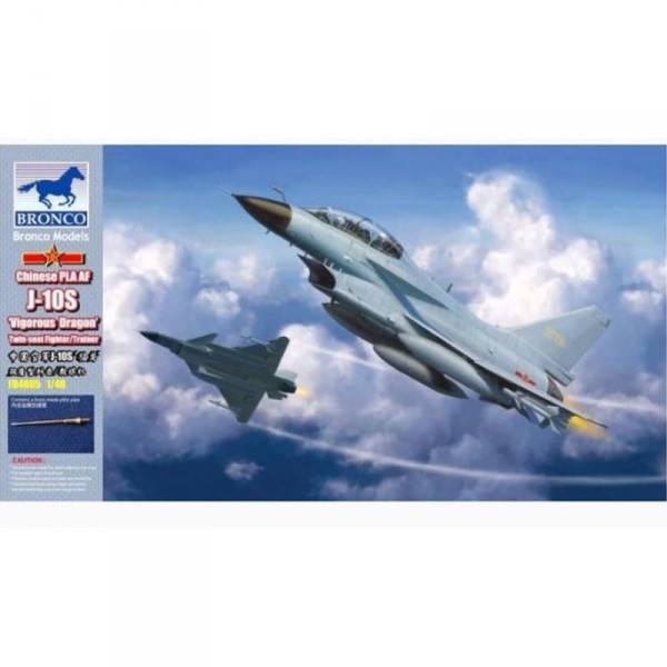 Chinese J-10S Fighter (Twins seats) - 1:48e - Bronco Models - Bronco-BRM4005