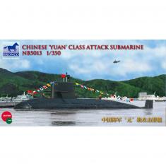 Maqueta de submarino: submarino de ataque de clase china 'Yuan'