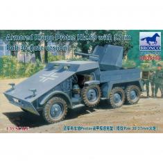 Modell Militärfahrzeug: Krupp Protze gepanzertes Kfz. 69 mit 3,7cm Pak 36 (späte Version)