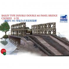 Maquette diorama : Bailey Type Double-Double M1 Panel Bridge
