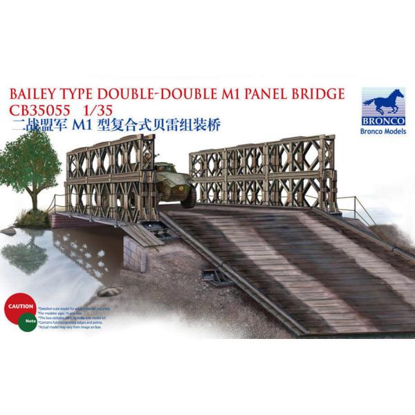Diorama model: Bailey Type Double-Double M1 Panel Bridge - Bronco-CB35055