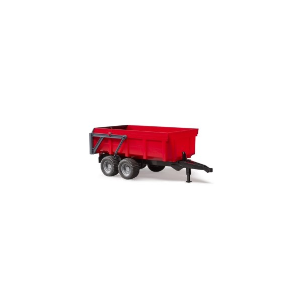 Red tipping trailer - Bruder-02211