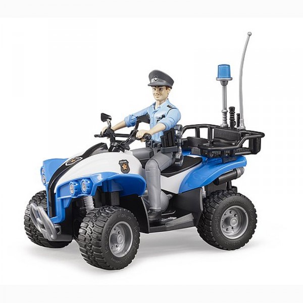Quad Police avec personnage - Bruder-63010