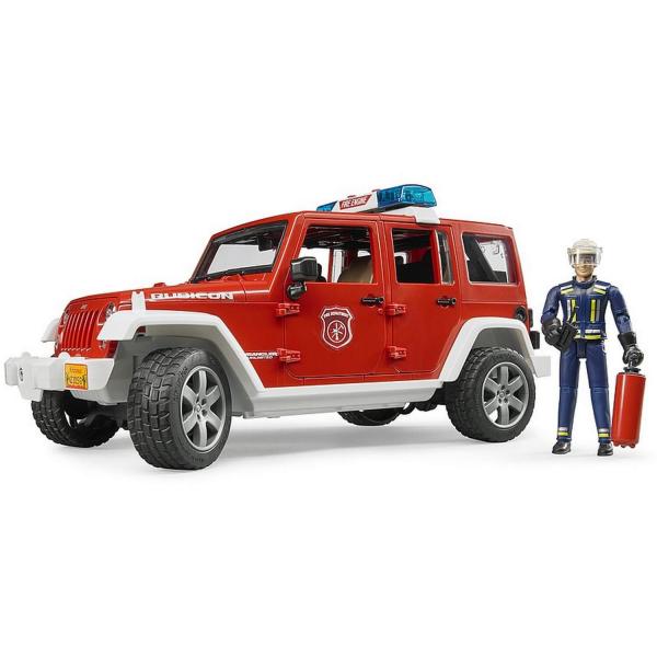 Véhicule pompier Jeep Wrangler Unlimited Rubicon - Bruder-2528