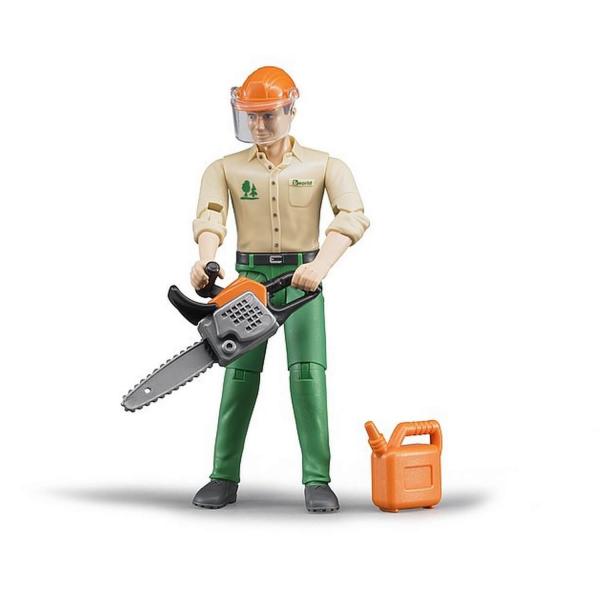 Forest worker with accessories - Bruder-60030