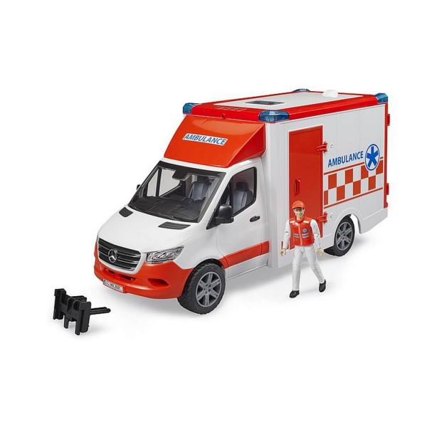 Vehículo Ambulancia Mercedes Benz Sprinter - Bruder-2676
