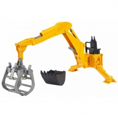 Hydraulic arm with clamp