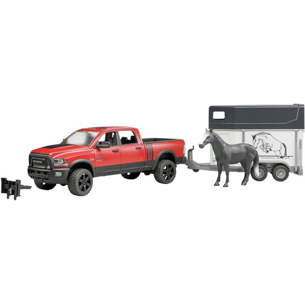 Camioneta Power Wagon 2500 Ram con camioneta y caballo - Bruder-2501