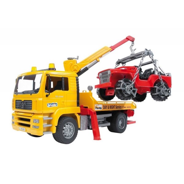 Recovery truck with all-terrain vehicle - Bruder-2750