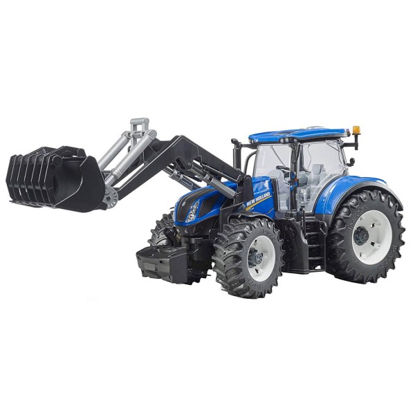 New Holland T7.315 tractor with fork - Bruder-3121