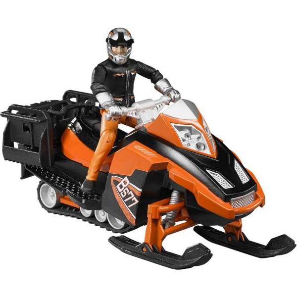 Snowmobile with driver - Bruder-63101