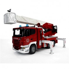 Camion de pompier Scania R-serie avec échelle et pompe à eau