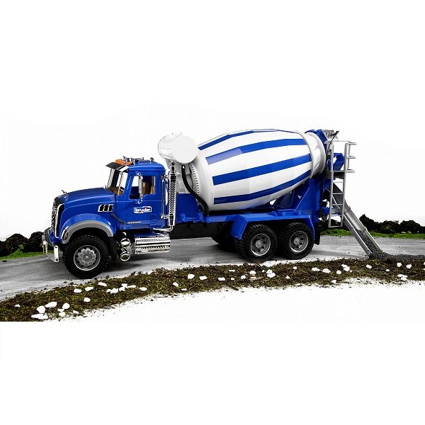 MACK concrete mixer truck - Bruder-02814