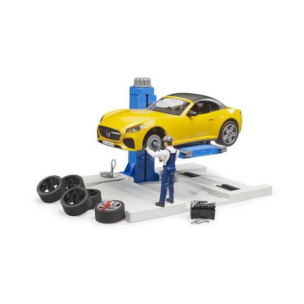 Bworld: Taller de coches y descapotable - Bruder-62112
