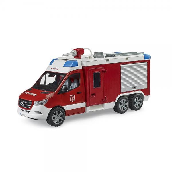 Furgoneta de bomberos Mercedes Benz Sprinter con módulo de luz y sonido - Bruder-2680