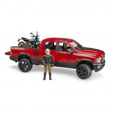 RAM 2500 Power Wagon Pick-up vehicle with Ducati Desert Sled and co