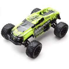 Monster truck 4x4 Ramasoon 1/10e Brushed RTR Kit - Jaune fluo