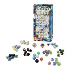 Box of 56 marbles