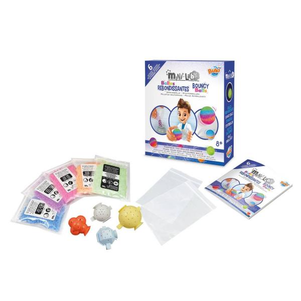 Mini laboratorio - Pelotas que rebotan - Buki-3009