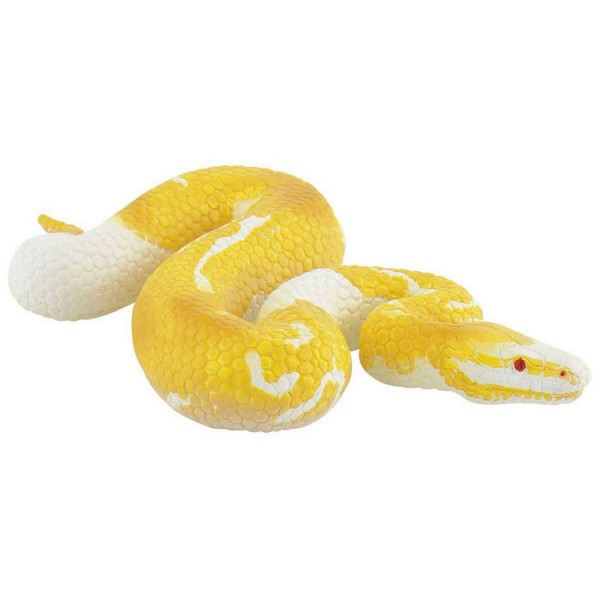 Albino Royal Python Snake Figurine - Bullyland-B68485