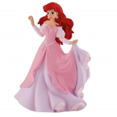 Figura La Sirenita: Ariel con un vestido rosa