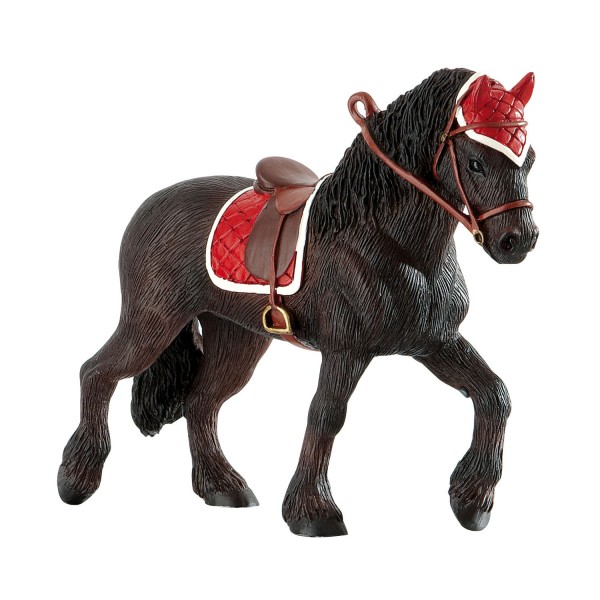 Figurine cheval : Jument frison - Bullyland-B62757