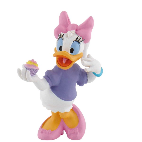 Mickey and friends figurine: Daisy with a cake - Bullyland-B15337