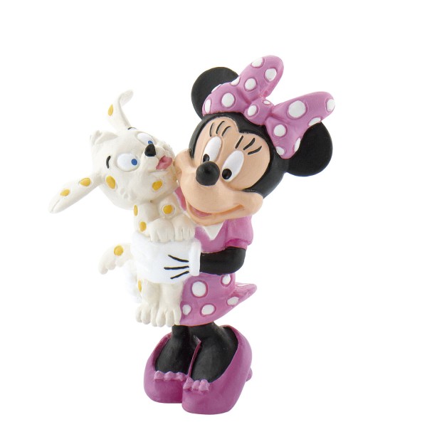 Minnie and her dog figurine - Bullyland-B15329