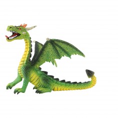 Sitting Green Dragon Figurine