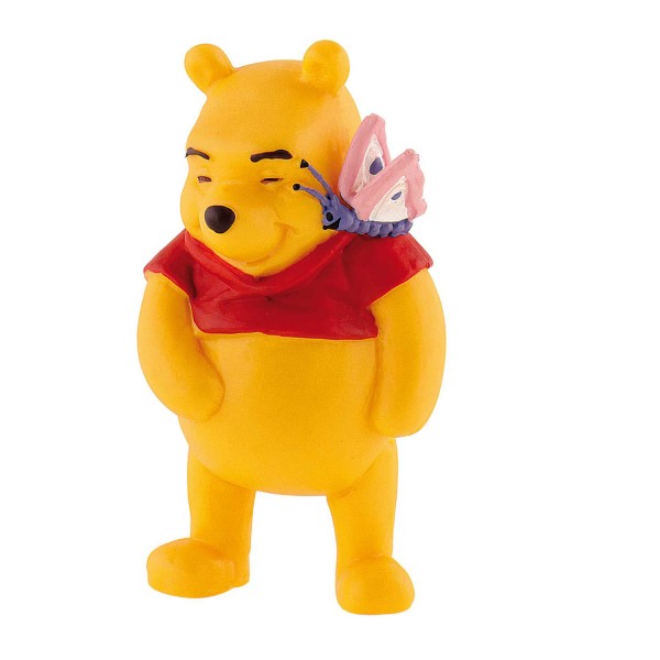 Figurine Winnie l'ourson : Winnie avec  papillon - Bullyland-B12329