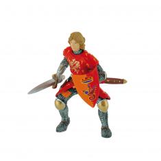 Figurine prince avec épée rouge
