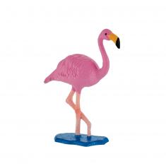 Figurine flamant rose