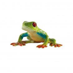 Red-eyed tree frog figurine