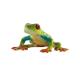 Miniature Red-eyed tree frog figurine