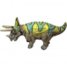  Mini Dinosaur Figurine: Triceratops