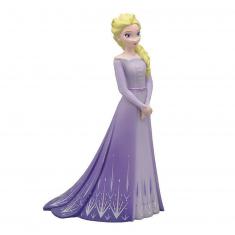 Figurine La Reine des Neiges (Frozen) : Elsa en robe violette