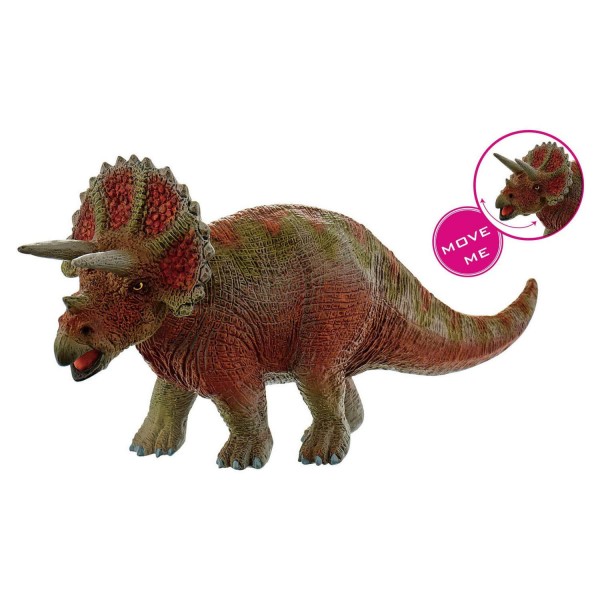 Dinosaurierfigur: Triceratops (mittel) - Bullyland-B61446