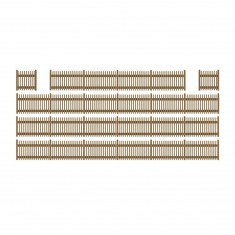 HO model making: Decorative accessories: Wooden fence