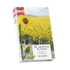 Modélisme : Végétation - Champ de tournesols