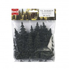 Model making: Vegetation - Lot of silver fir trees