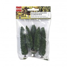 Model making: Vegetation - Lot of 5 cypresses