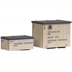 HO-Modell : 2 Transportboxen