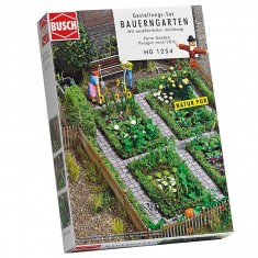 HO model: Rural vegetable garden