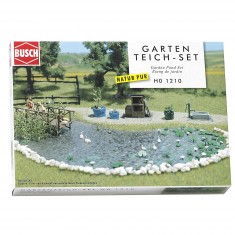 Fabricación de Maquetas: juego de estanque de jardín