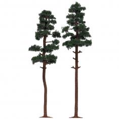 Modélisme HO : Accessoires de décor : Set de 2 pins 185 et 195 mm